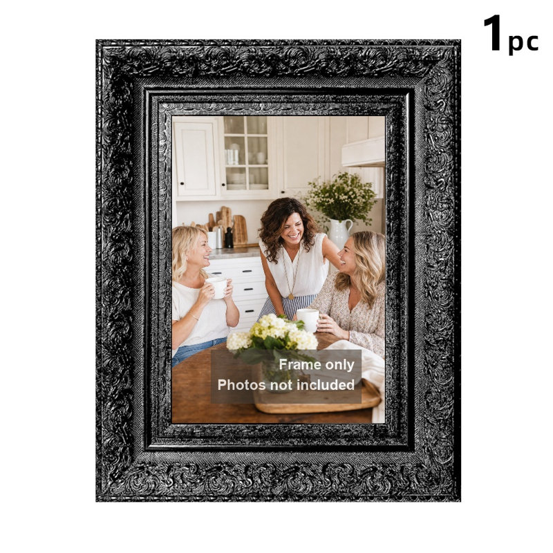 11 "x 14" cadre photo noir élégant 1PC pour mémoire de voyage, Black, 1, 11" W x 14" H