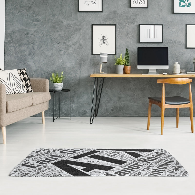 Chenille Indoor Rug, Rectangle 5' x 7'