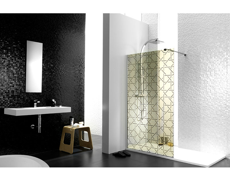 Smart Line Flat Beveled Wall Mirror, 17.69" x 35.44"