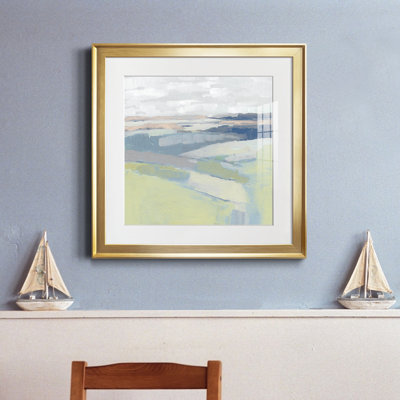 " Pastel Prairie I " Painting Print