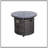 25" H X 32" W Propane Outdoor Fire Pit Table