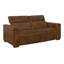 Canapé inclinable en cuir brun clair Riseholme-122003637