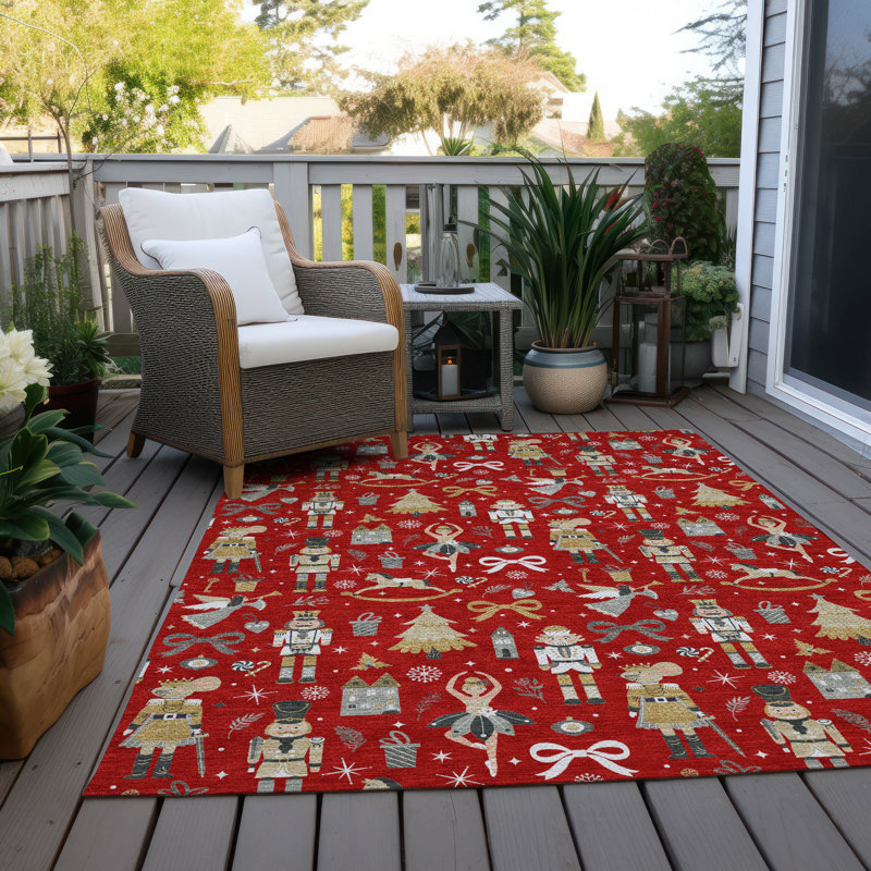 Tapis tissé à la machine Xhevrie, Rectangulaire 3 pi x 5 pi