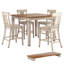 Ensemble de salle à manger extensible 5 pièces-1937969570-1937969599