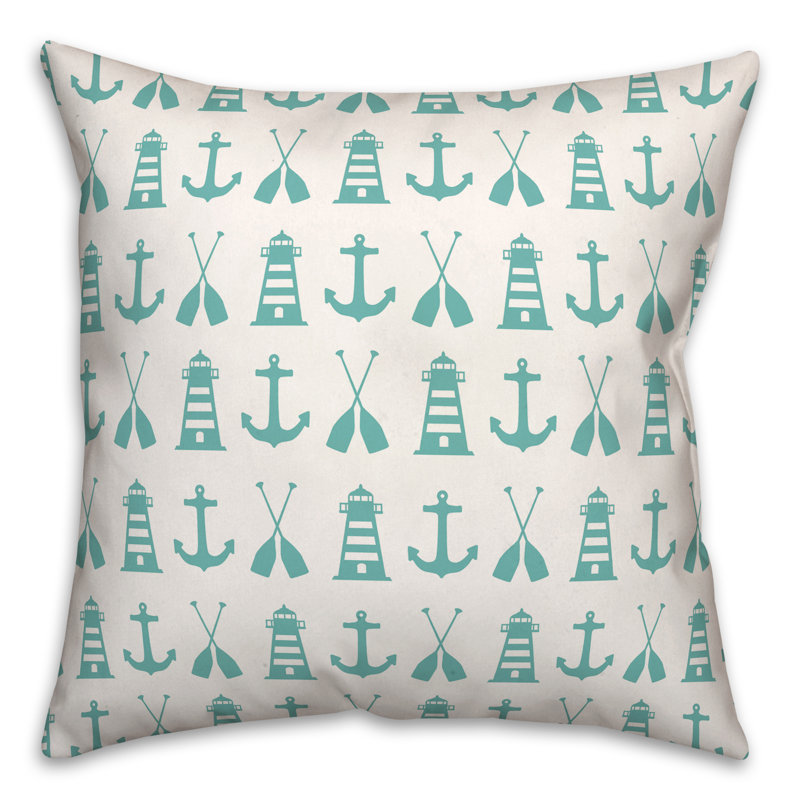  Housse et insert de coussin nautique, Sarcelle