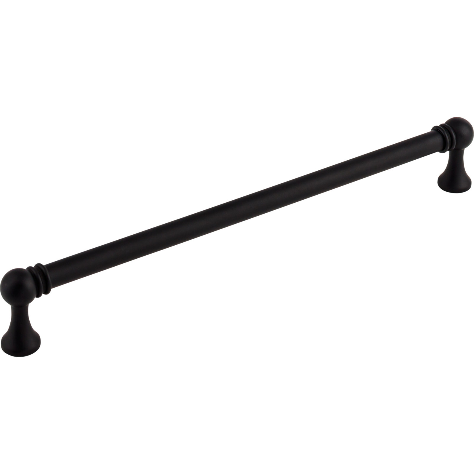 Kara Bar Cabinet Pull, 8 13/16", Flat Black
