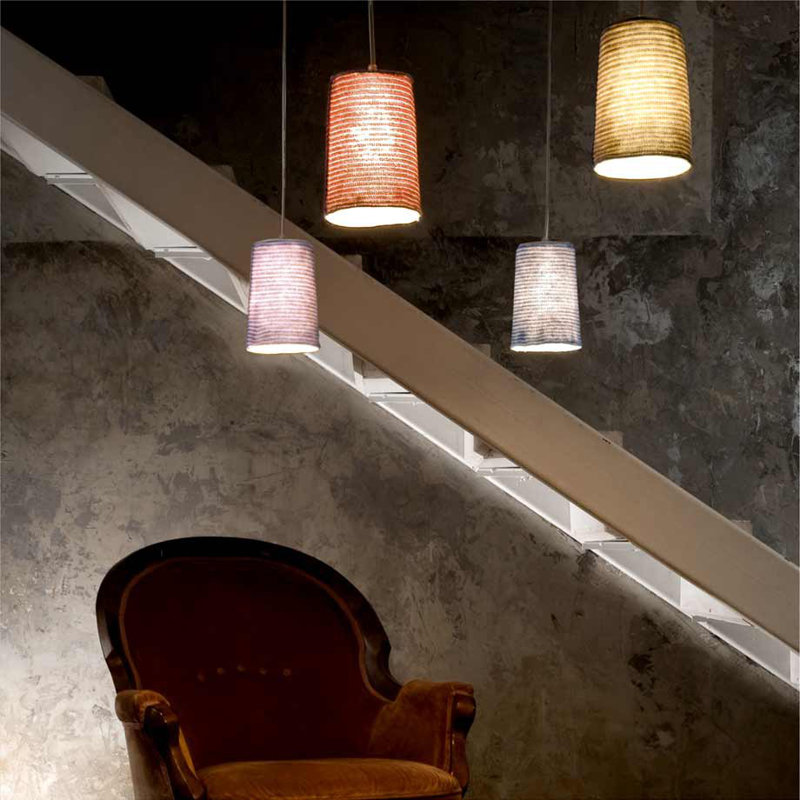 Paint 1 - Light Drum Pendant, Blue