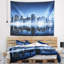 Tapisserie en miroir Cityscape Night New York City-28508142