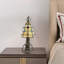 Lampe de chevet avec base pour chat et abat-jour de style Tiffany