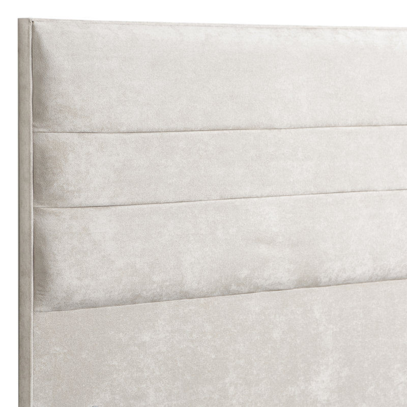 Naples Floor Standing Headboard, Small Double (4'), Kensington, Pearl