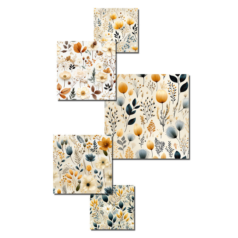 Watley - ensemble de 5 plantes murales