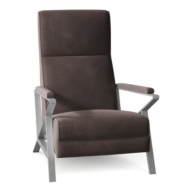 Infinity 28.25" Wide Manual Standard Recliner, Brushed Nickel, 9953 Mink