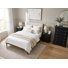 Barvelle Modern Solid Wood 4 Pieces Fully Assemble Bedroom Set