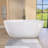 67'' Freestanding Soaking Acrylic Bathtub-100206219
