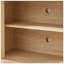 Meuble télé 64 pouces, buffet arrondi avec rangement, armoire à rayures verticales en bois pour une utilisation polyvalente dans le salon / la chambre à coucher / le vestibule