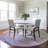 Machine Washable Indoor/Outdoor Xhevrie Lavender Rug-1987206860