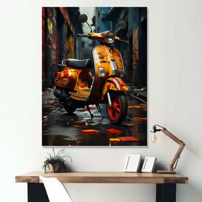 Scooter Escape II sur impression sur toile