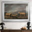 «Three Sheep in a Landscape» par James Ward, reproduction encadrée avec passe-partout et verre début du 19e siècle-122298369-122298370-122298392