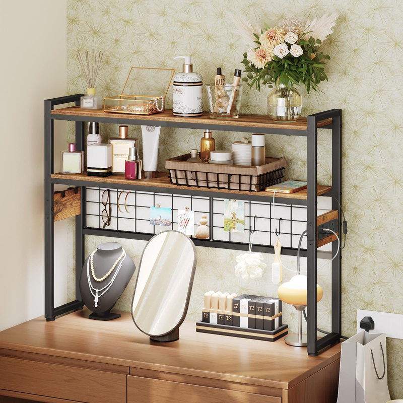 Metal,Manufactured Wood Desk Organiser