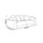 Simple casual flannelette sofa-106438158