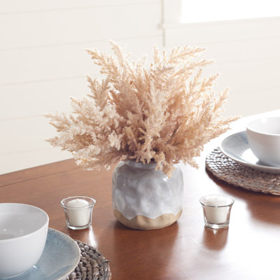 Broom Corn Arrangement in Pot