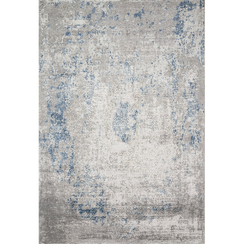 Colombe orientale/Tapis décoratif de l’océan Jeffrey, Tapis de couloir 2 pi 7 po x 8 pi