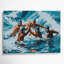 Sports nautiques, water-polo, art mural bleu-1316015934