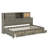 Daybed With 3 Storage Drawers, Upper Soft Board, Shelf, And A Set Of Sockets And USB Ports-1018937519
