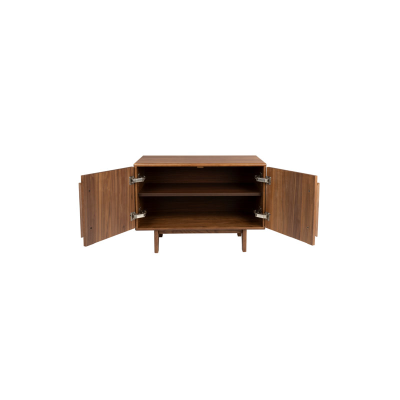 Groove Accent Cabinet, Dark Brown