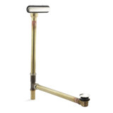 Clearflo Slotted 1.5" Leg Tub Drain With Overflow