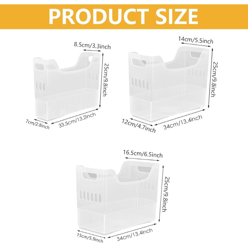6-pack Rolling Organizer Bins