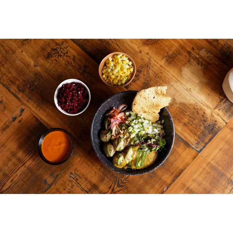 Camp Tilt Melamine Serving Bowl, Charcoal