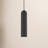 Hanne 1-Light Dimmable Metal Cylinder Pendant-392755645