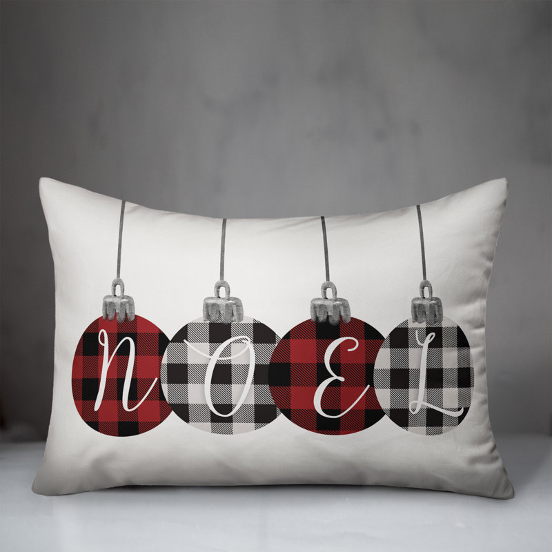 Plaid Throw Pillow, Pillow Cover Only - No Insert