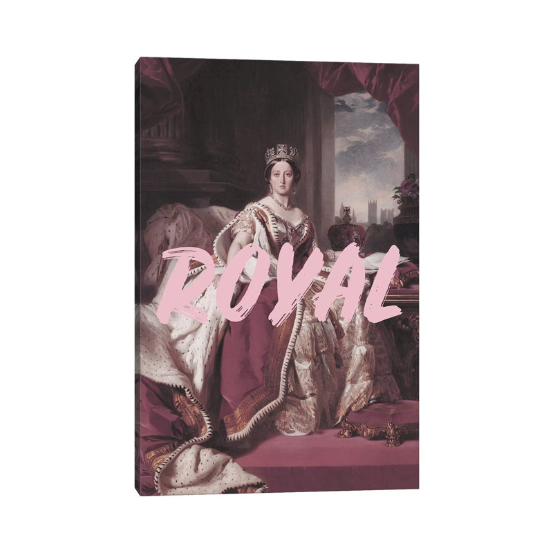 «Queen Victoria Royal» par Ruby and B, impression sur toile tendue, H 26 po x l 18 po x 1,5 po
