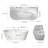 63" x 30" Freestanding Acrylic Whirlpool Bathtub With Nozzle Massage Function,  Massage, Including Faucet