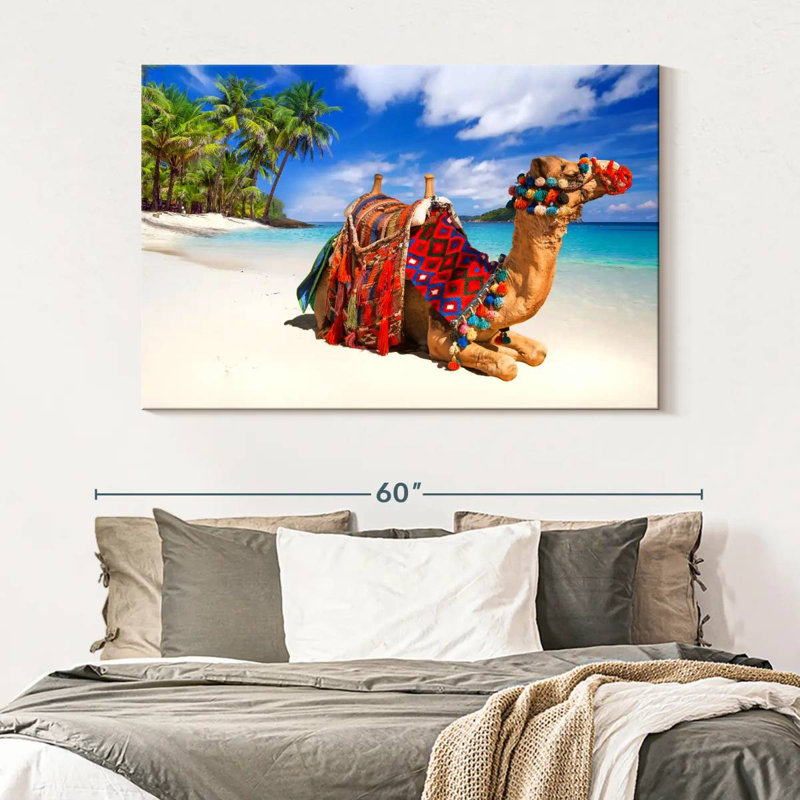 Beach Camel, 34" H x 51" W
