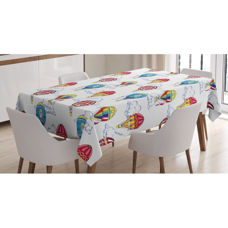 Geometric Tablecloth, 70" L x 52" W