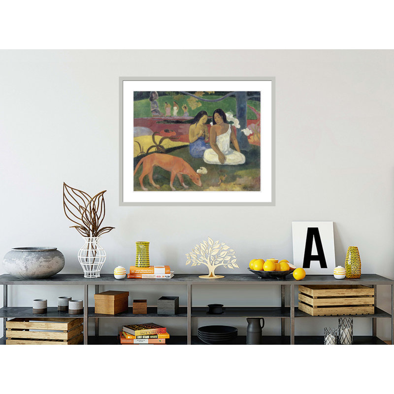 Arearea (Joyeusètes) par Paul Gauguin - Estampe numérique encadrée, H 33,5 po x l 40,54 po