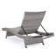 Chaise longue en osier crème-671661443
