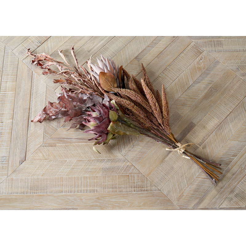 Dried Flower Bunch, Purple, Mulberry Brown