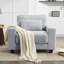Fauteuil en velours côtelé 44,5 po avec coussin-2123021712