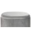 Okehampt 55cm Wide Velvet Oval Pouf Ottoman with Storage-1517978981