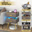 Barkad 44cm W Metal Bedside Table