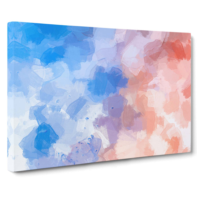 Taking Chances in Abstract - Wall Art, 35cm H x 50cm W x 3cm D, Wrapped Canvas