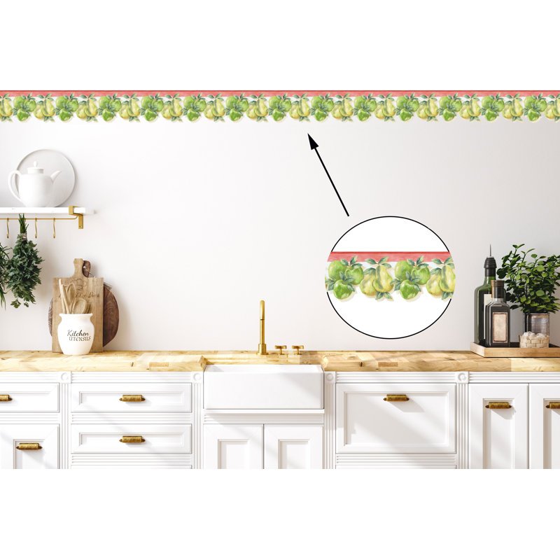 Bordure de papier peint L 15 pi x l 8 po Jasdeep