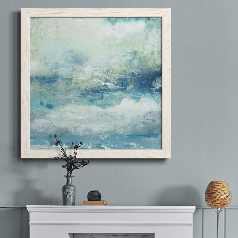 «Hope Is Stronger», art textuel sur toile, Cadre blanc, H 17 po x l 17 po x P 1,5 po