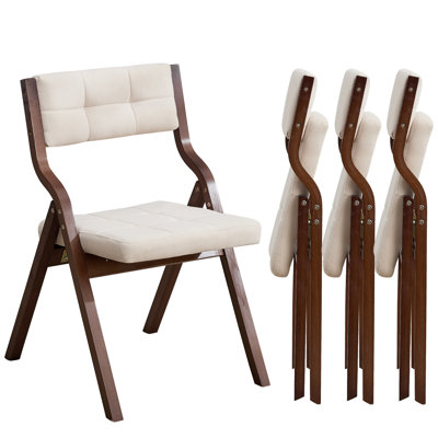 Chaise pliante à rembourrage doux: parfaite pour les repas et la détente