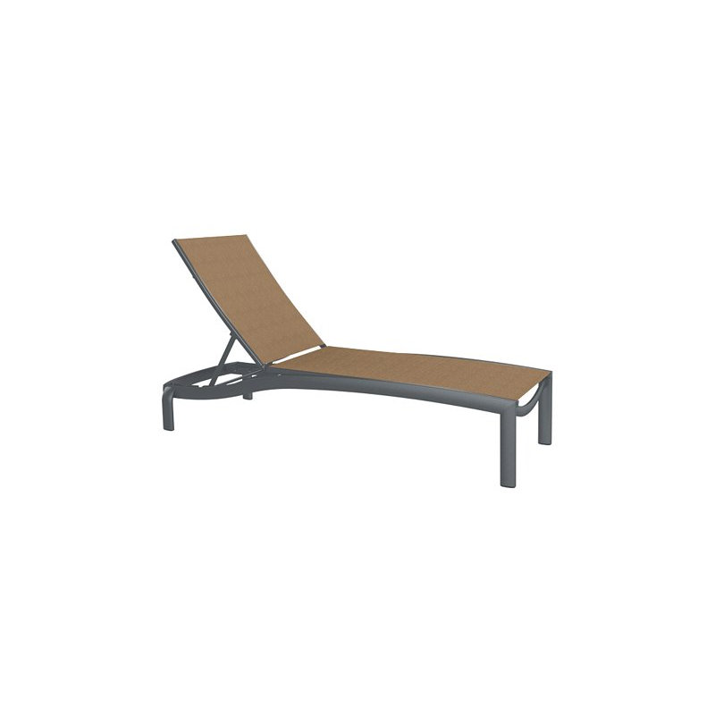 Kor Outdoor Chaise Lounge, Mia II, Graphite