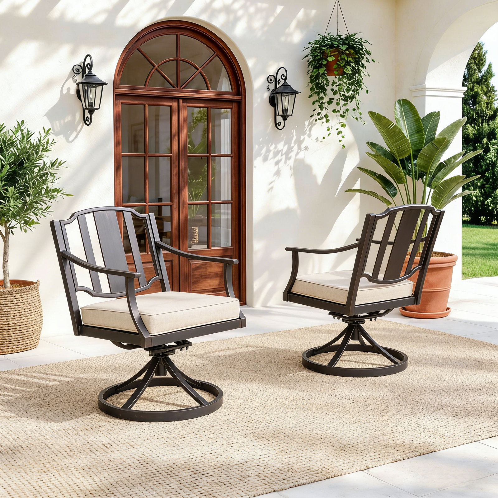 Tamarin Swivel Sunbrella® Patio Armchair